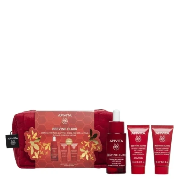 Apivita Coffret Beevine - Elixir Sérum + Creme Ligeiro + Creme Noite